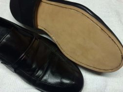 Shoe repair done at Hem Over Heels